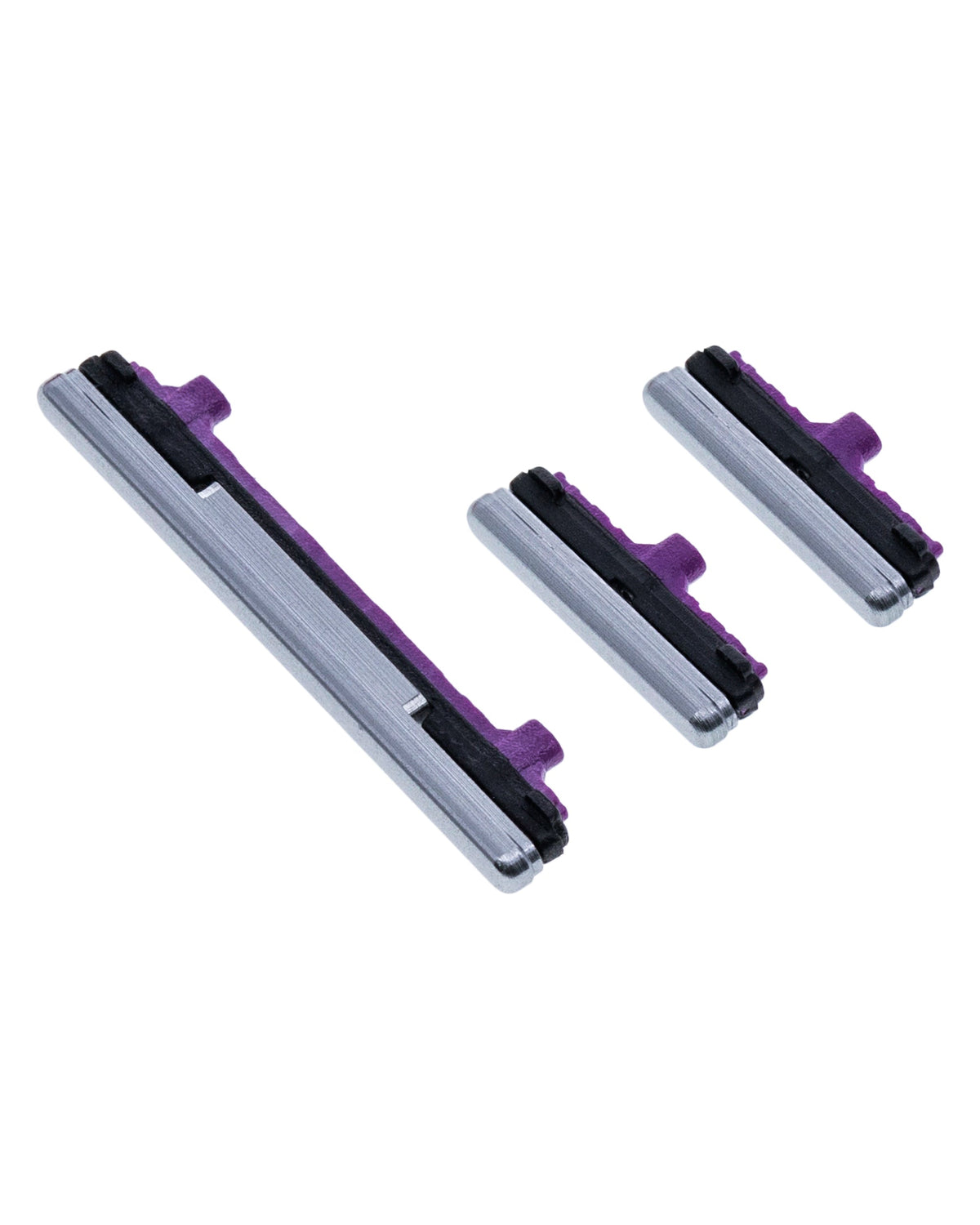 Replacement Hard Buttons (Power / Volume / Bixby) Compatible For Samsung Galaxy S10 / S10 Plus (Prism White)