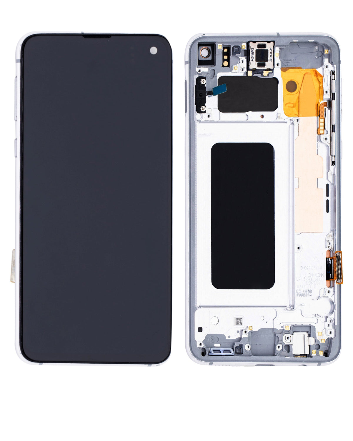 Replacement OLED Assembly With Frame Compatible For Samsung Galaxy S10E (Refurbished) (Prism White)