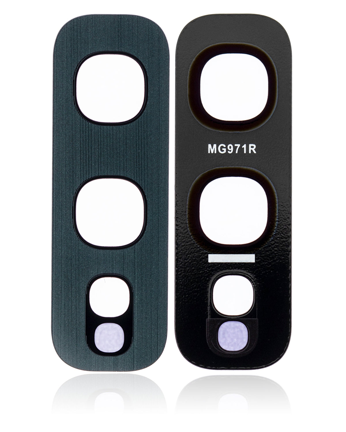 Back Camera Lens (Glass Only) With Adhesive Compatible For Samsung Galaxy S10E Replacement (Prism Green)