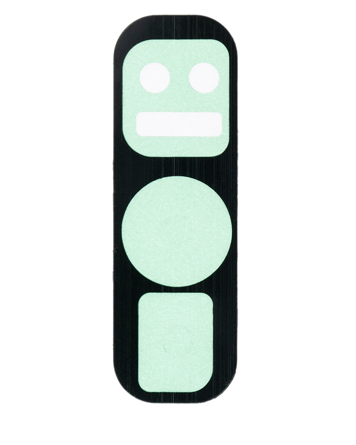 Back Camera Lens Replacement (Glass Only) With Adhesive Compatible For Samsung Galaxy S10E (Silver)