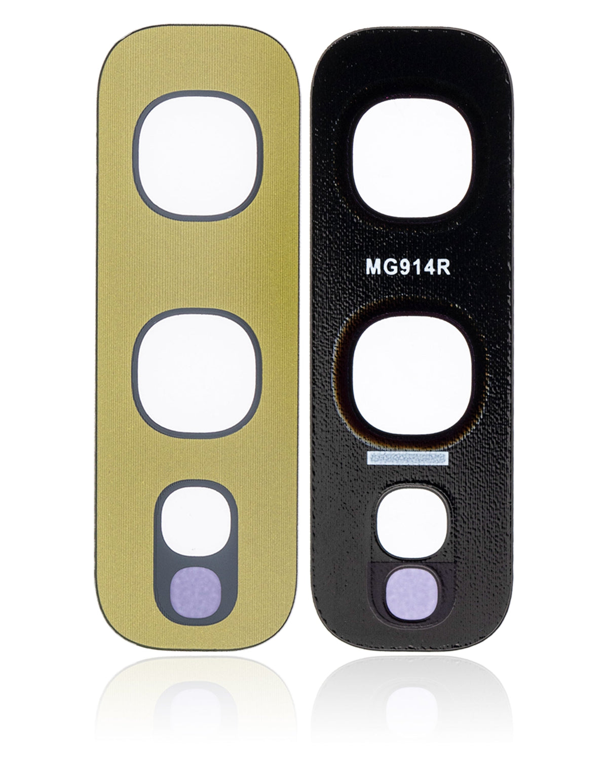 Back Camera Lens (Glass Only) With Adhesive Compatible For Samsung Galaxy S10E Replacement (Canary Yellow)