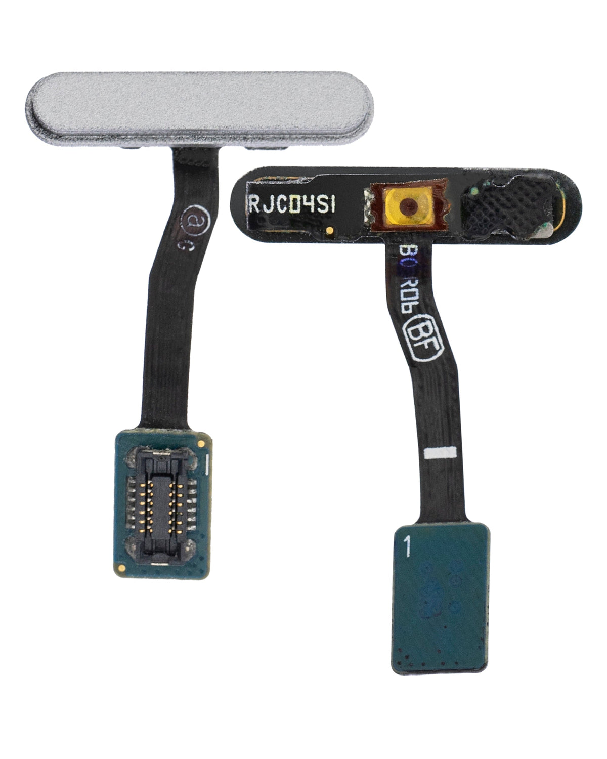 Fingerprint Reader With Power Flex Cable Compatible For Samsung Galaxy S10e Replacement (Prism White)