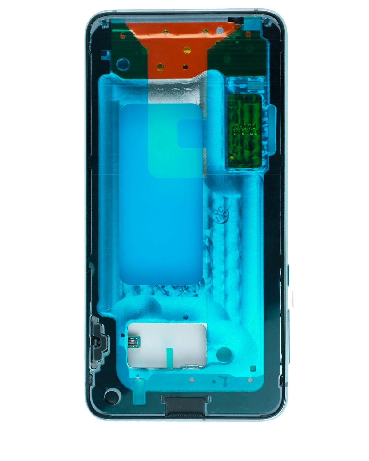 Replacement Mid-Frame Housing Compatible For Samsung Galaxy S10E (With Small Parts) (Prism Green)