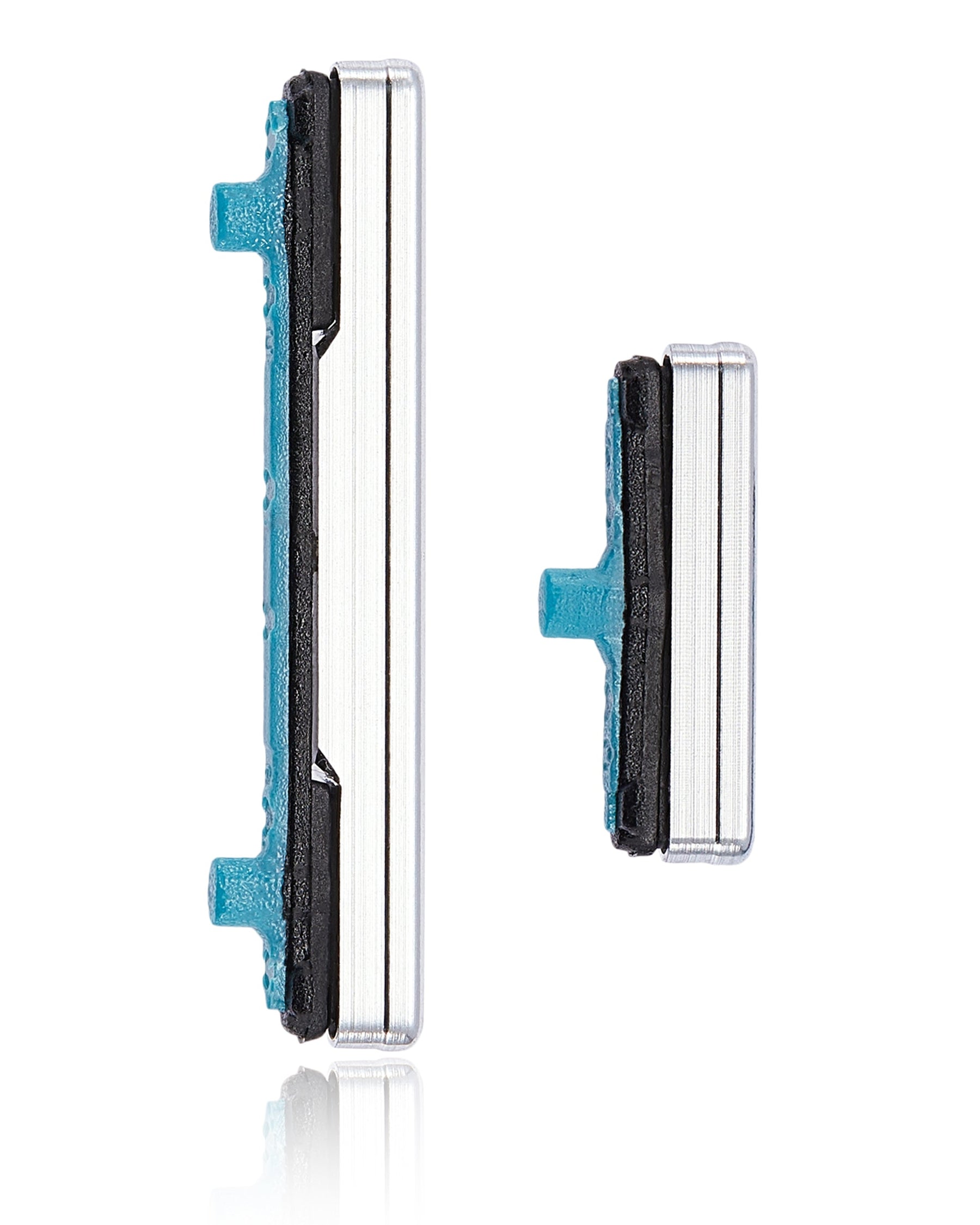 Hard Buttons (Power / Volume) Compatible For Samsung Galaxy S21 Replacement (Phantom White)
