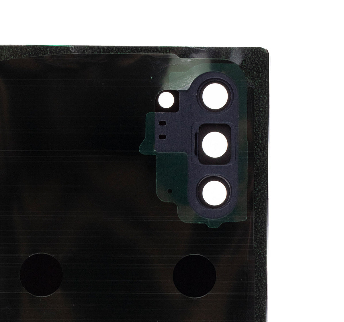 Back Cover Glass With Camera Lens Compatible For Samsung Galaxy Note 10 Replacement  (No Logo) (Vemake) (Aura Black)