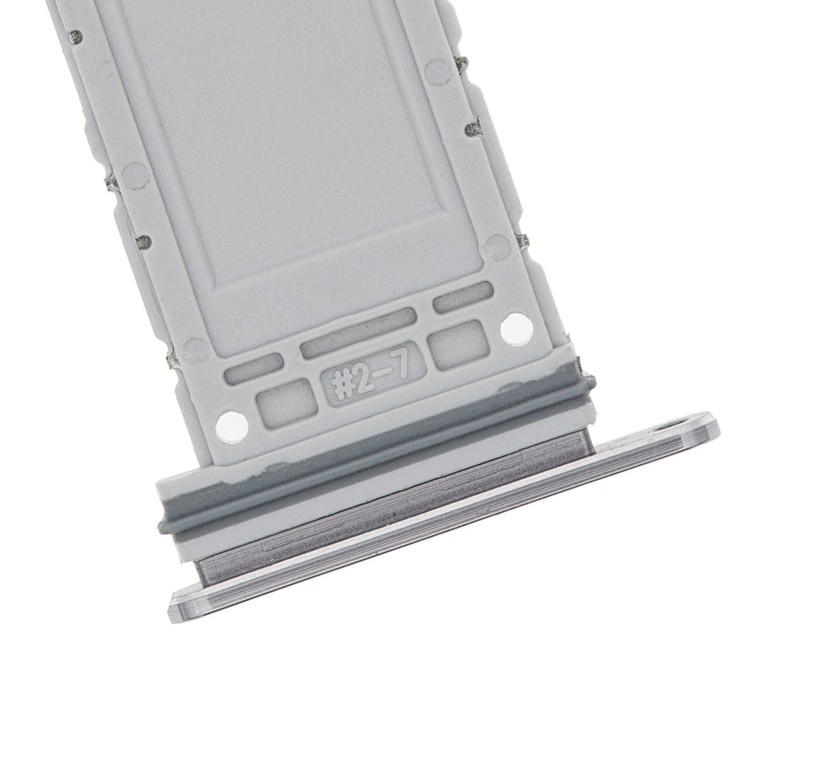 Replacement Single Sim Card Tray Compatible For Samsung Galaxy Note 10 (Aura Glow / Silver)