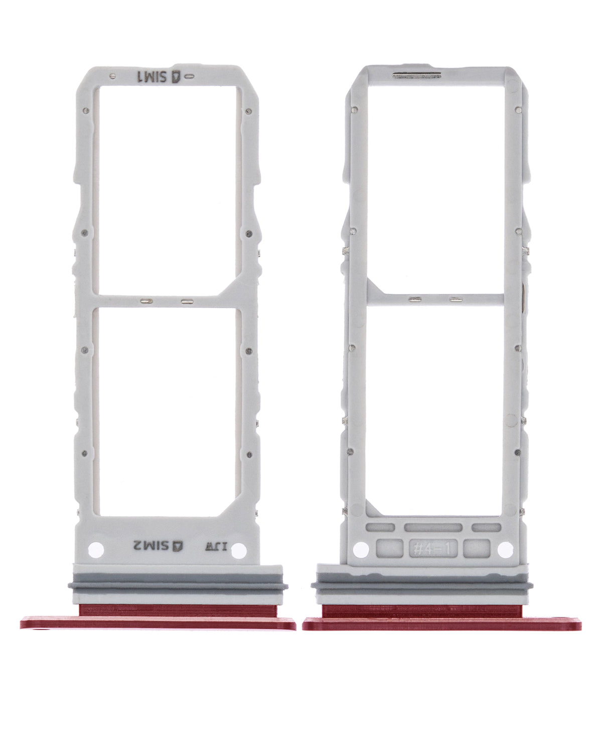 Dual Sim Card Tray Compatible For Samsung Galaxy Note 10 Replacement  (Aura Red)