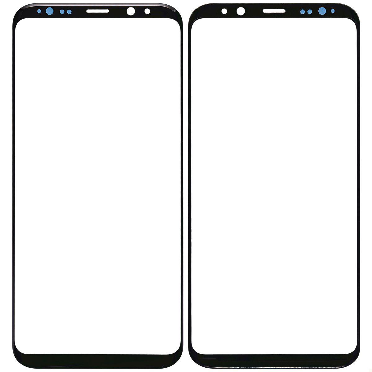 2 in 1 Front Glass With OCA Pre-Installed Compatible For Samsung Galaxy S8 Plus Replacement