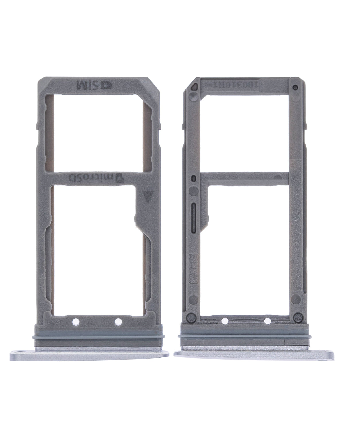 Dual Sim Card Tray Replacement Compatible For Samsung Galaxy S7 (Black Onyx)