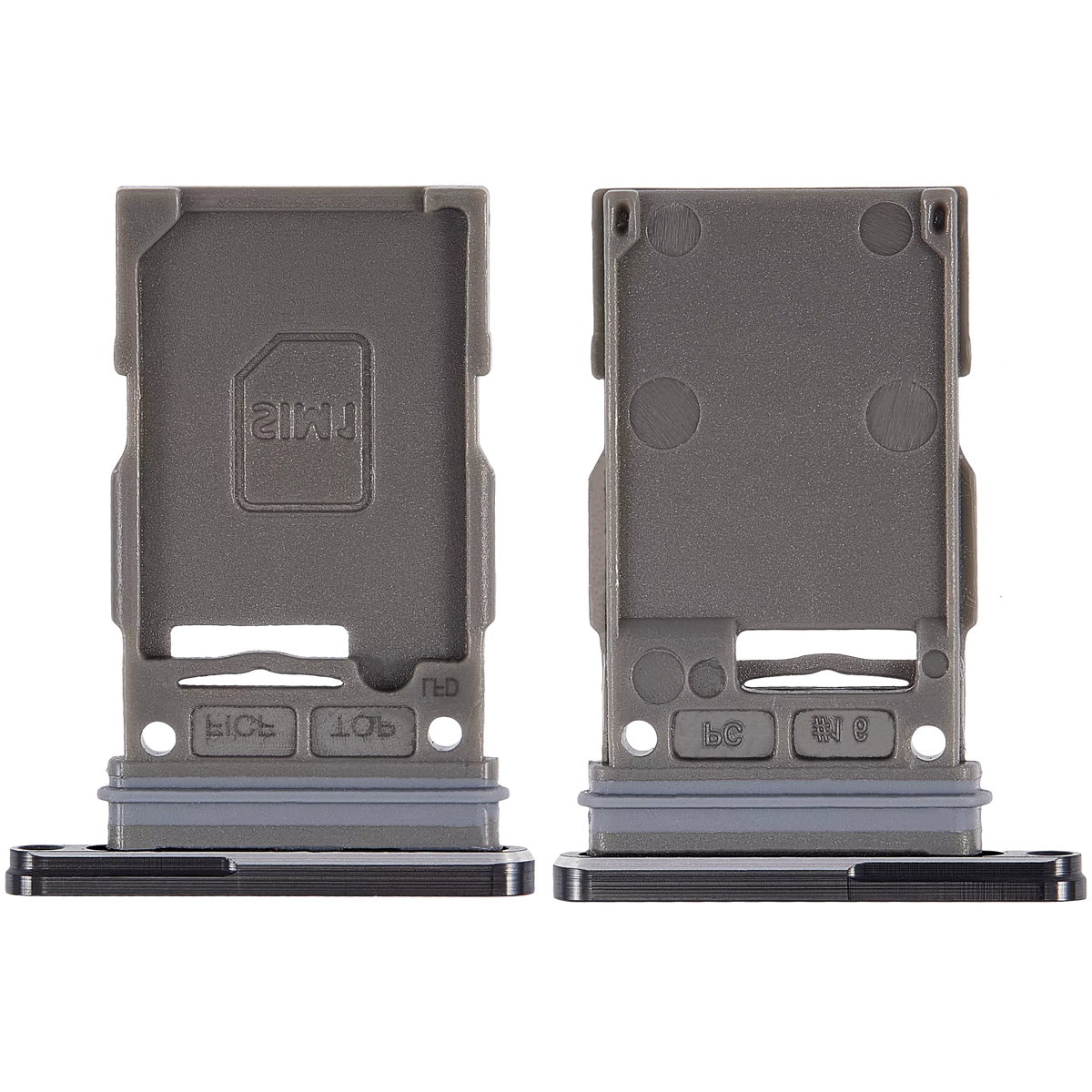 Replacement Single Sim Card Tray Compatible For Samsung Galaxy Z Fold 4 (F936) (Phantom Black)