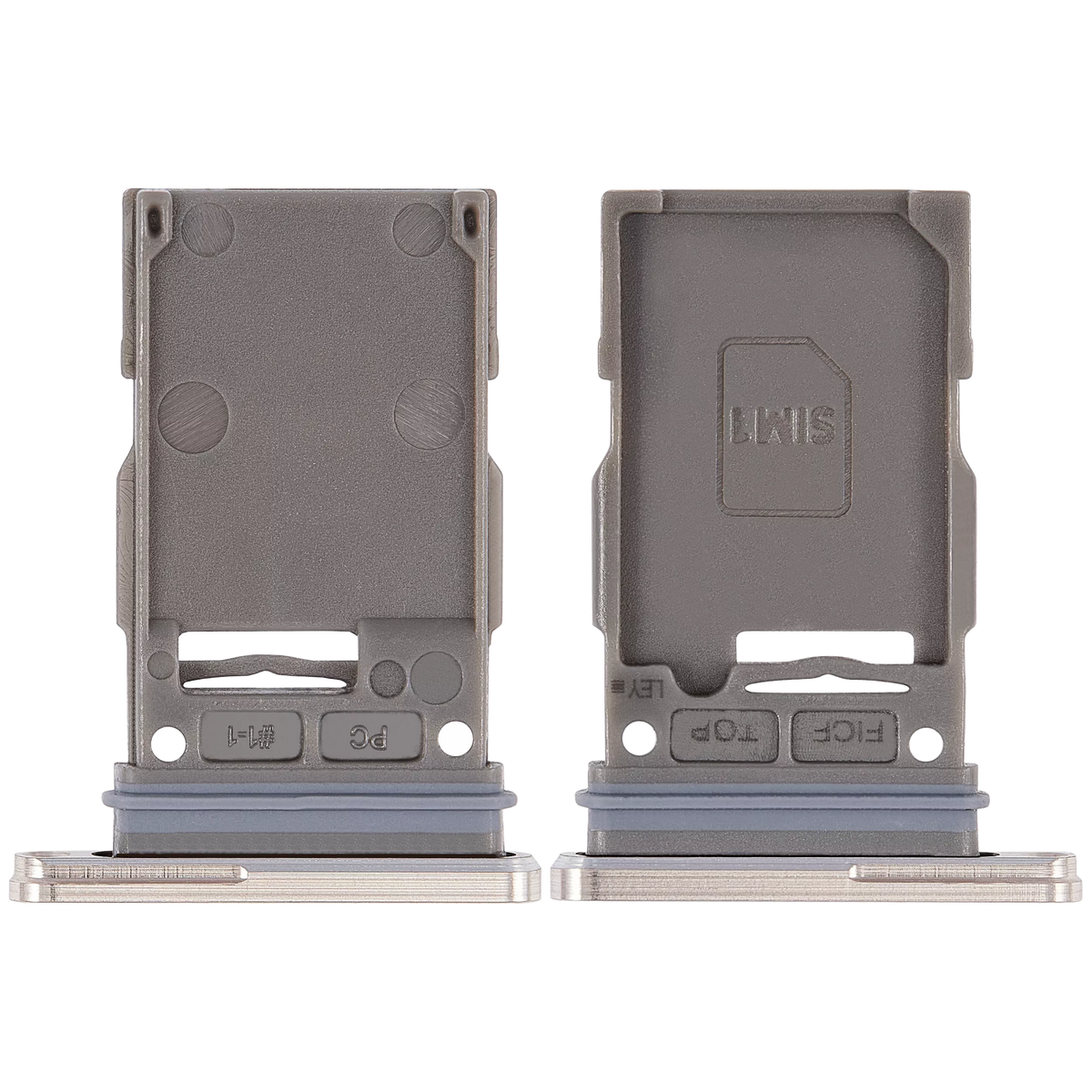 Single Sim Card Tray Replacement Compatible For Samsung Galaxy Z Fold 4 (F936) (Beige)