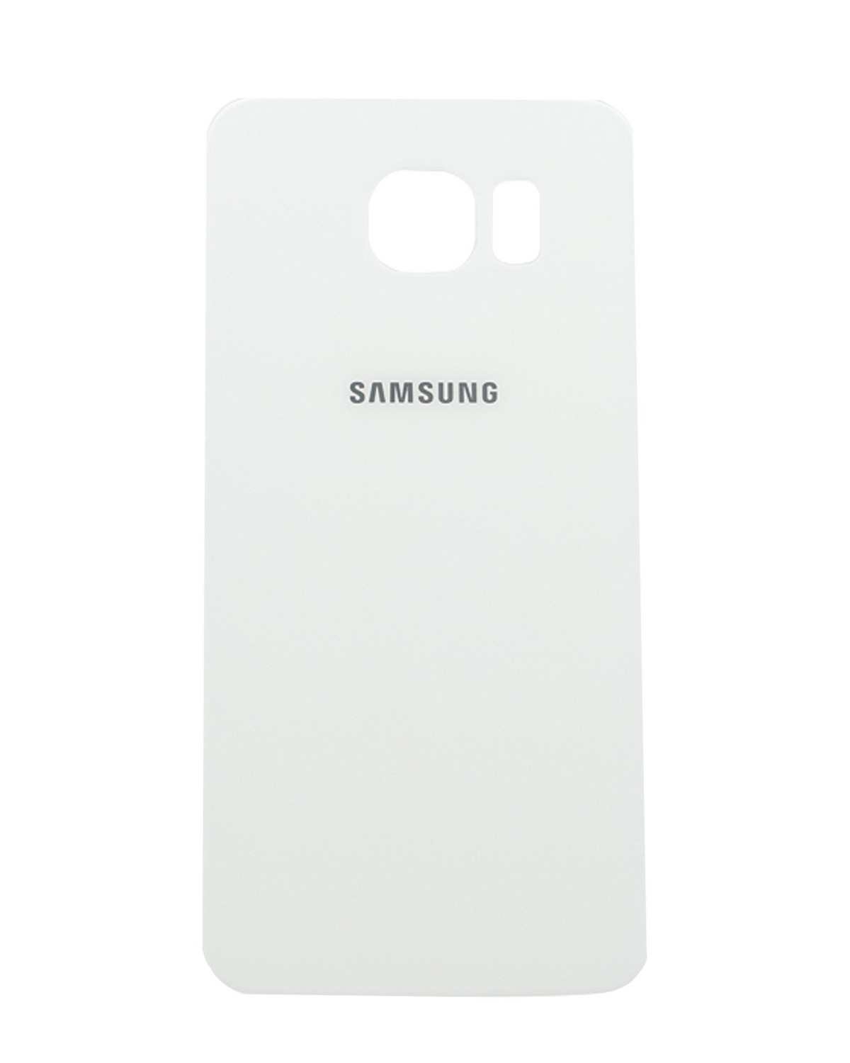 Replacement Back Cover Glass Compatible For Samsung Galaxy S6 ( AT&T Logo) (Used OEM Pull: Grade A) (White Pearl)