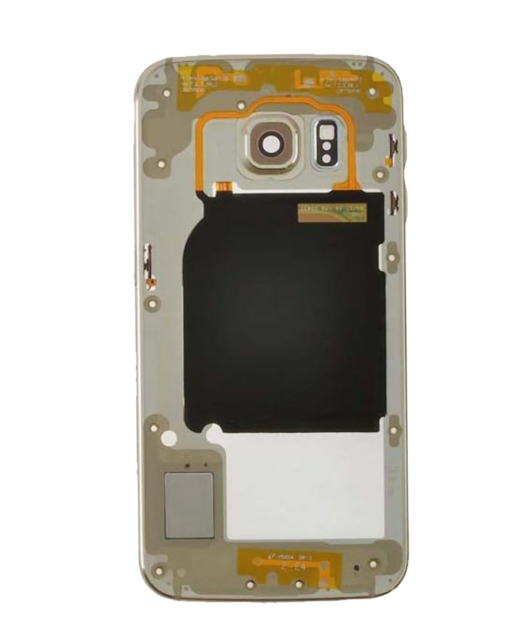 Replacement Mid-Frame Housing Compatible For Samsung Galaxy S6 Edge (Service Pack) (Black Sapphire)