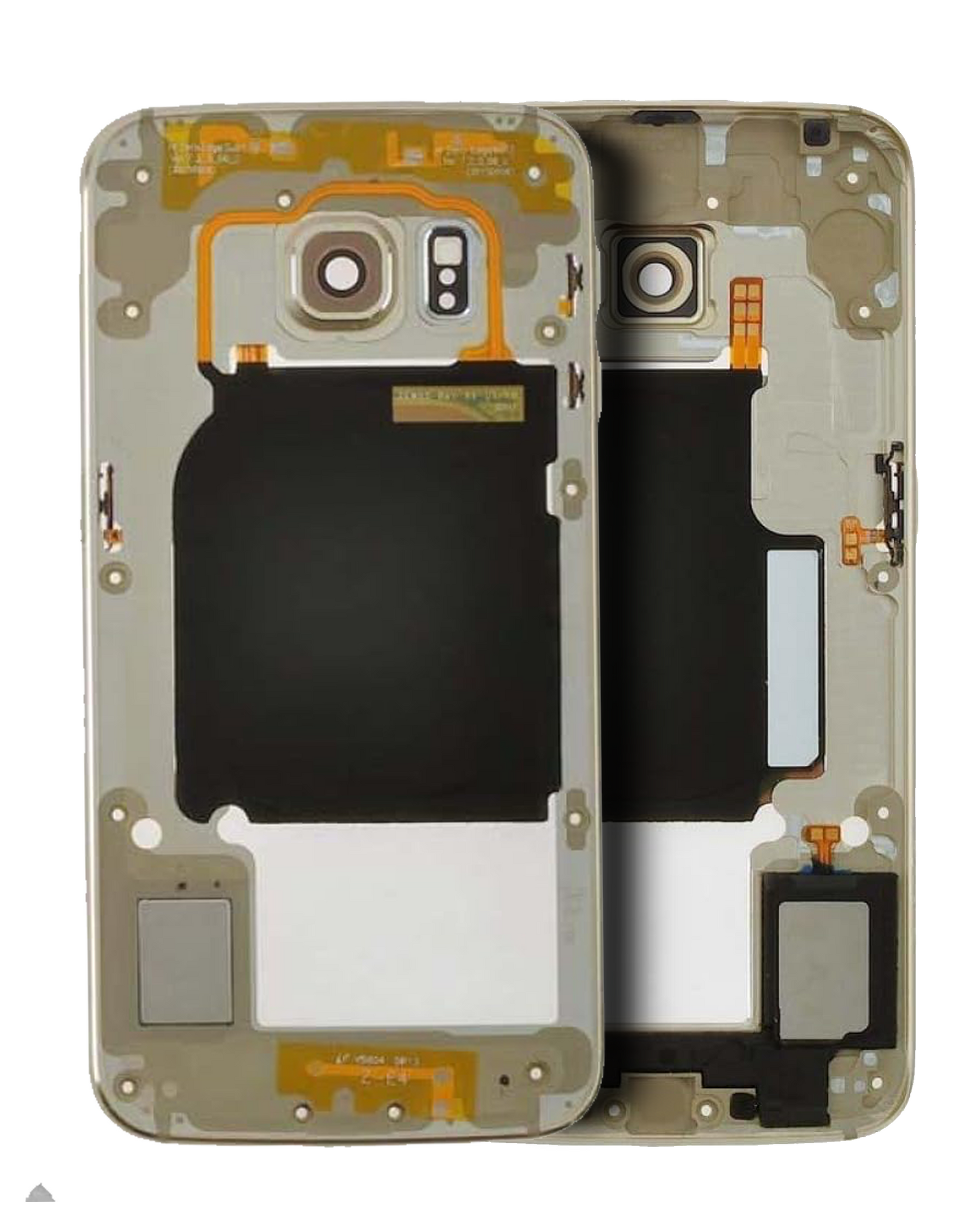 Replacement Mid-Frame Housing Compatible For Samsung Galaxy S6 Edge (Service Pack) (Black Sapphire)