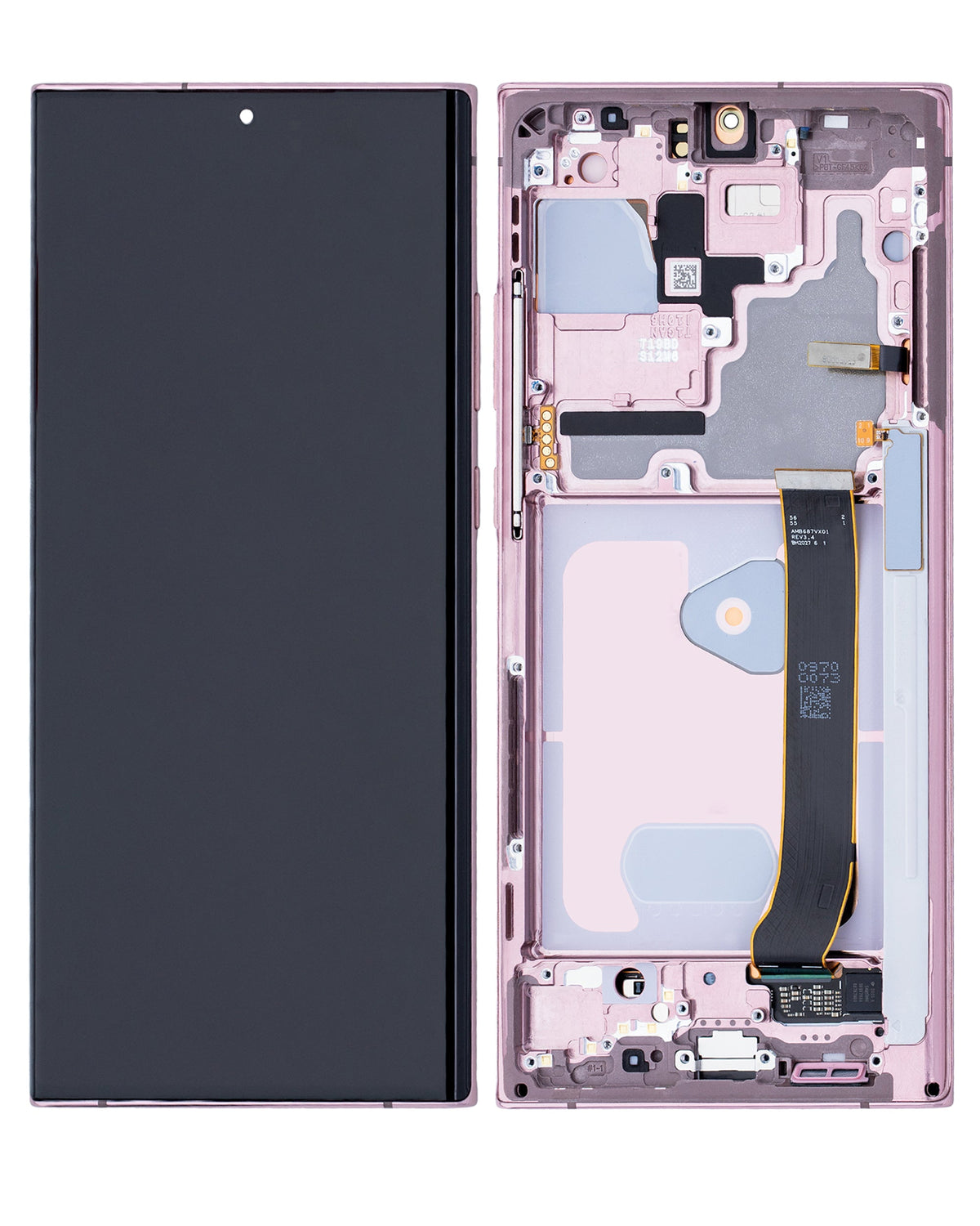 Replacement OLED Assembly With Frame Compatible For Samsung Galaxy Note 20 Ultra 5G (Service Pack) (Mystic Bronze)