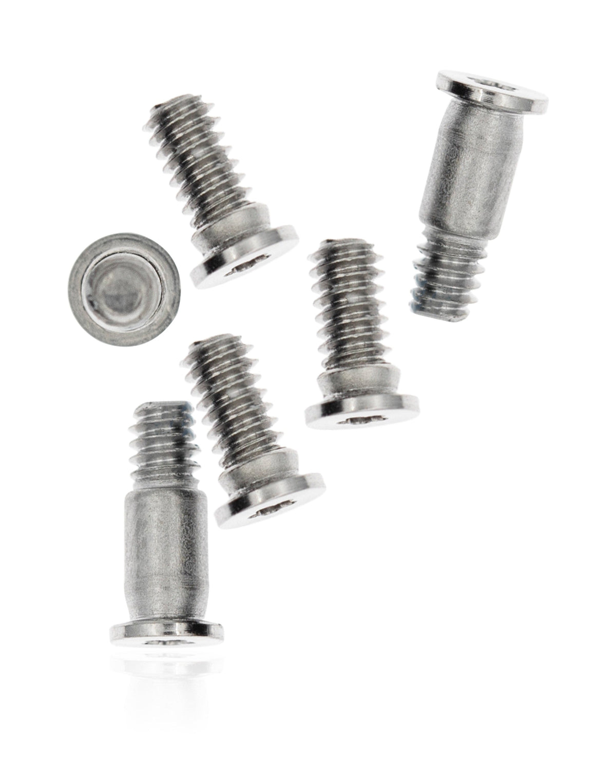 SILVER BOTTOM CASE SCREWS (PENTALOBE P5) FOR MACBOOK PRO 15" W/ TOUCH BAR A1707 (LATE 2016/MID 2017) A1990 (LATE 2018/EARLY 2019)