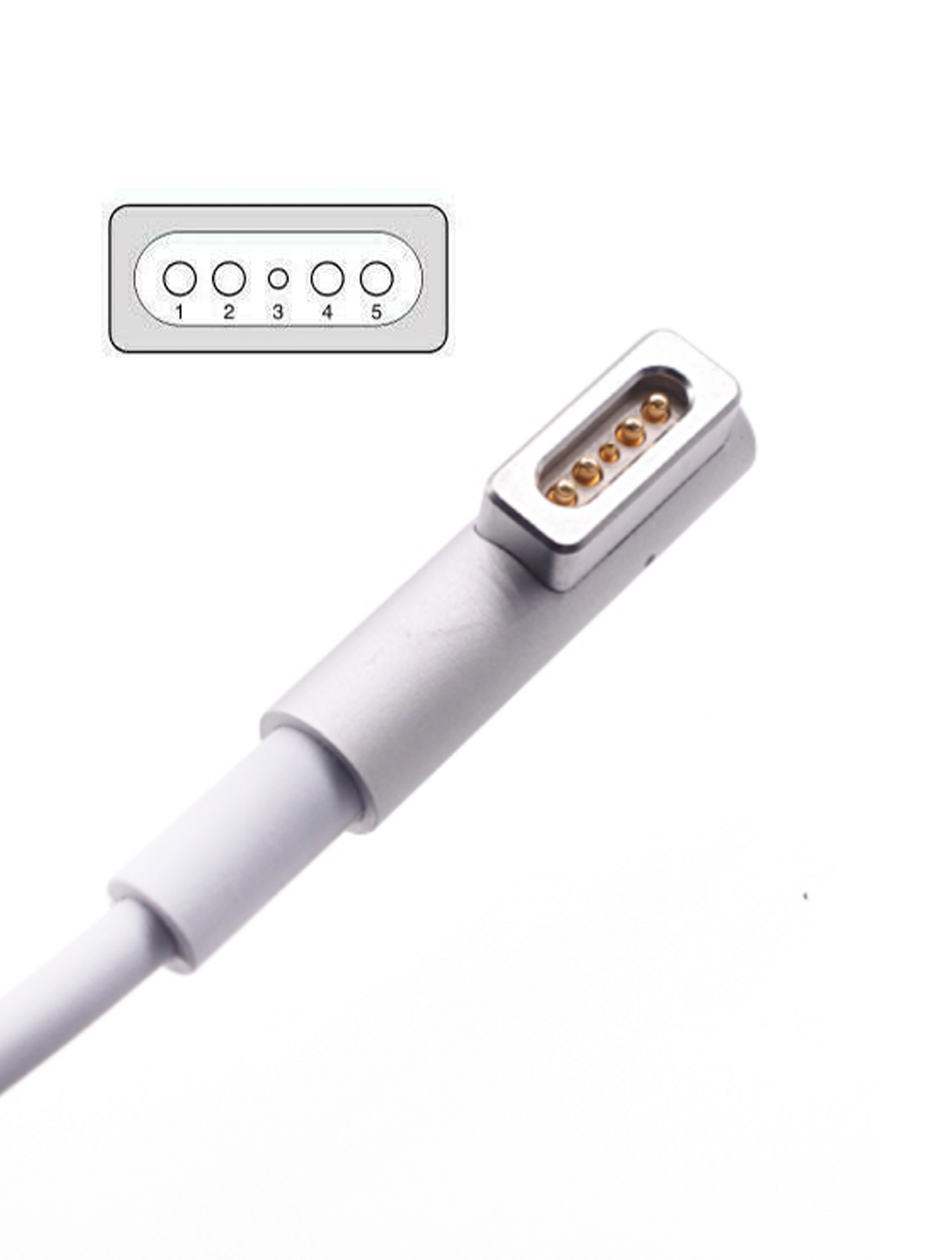 85W MagSafe 1 Power Adapter With Cable (L-Style) For MacBook (OEM)