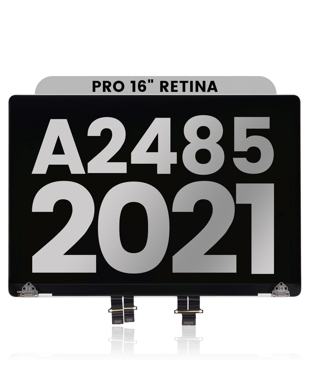 Complete LCD Display Assembly Compatible For MacBook Pro 16" (A2485 / Late 2021) (Used OEM Pull: Grade A) (Silver)