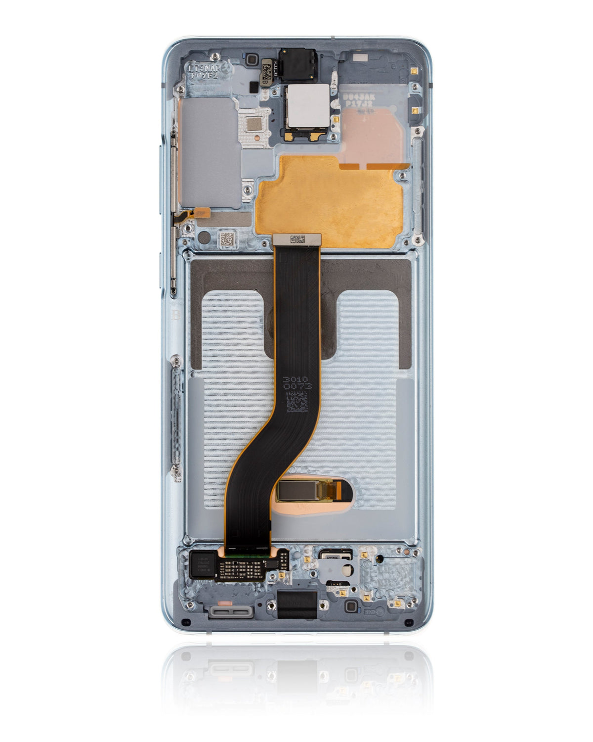 Replacement OLED Assembly With Frame Compatible For Samsung Galaxy S20 Plus 5G (Service Pack) (Cloud Blue)