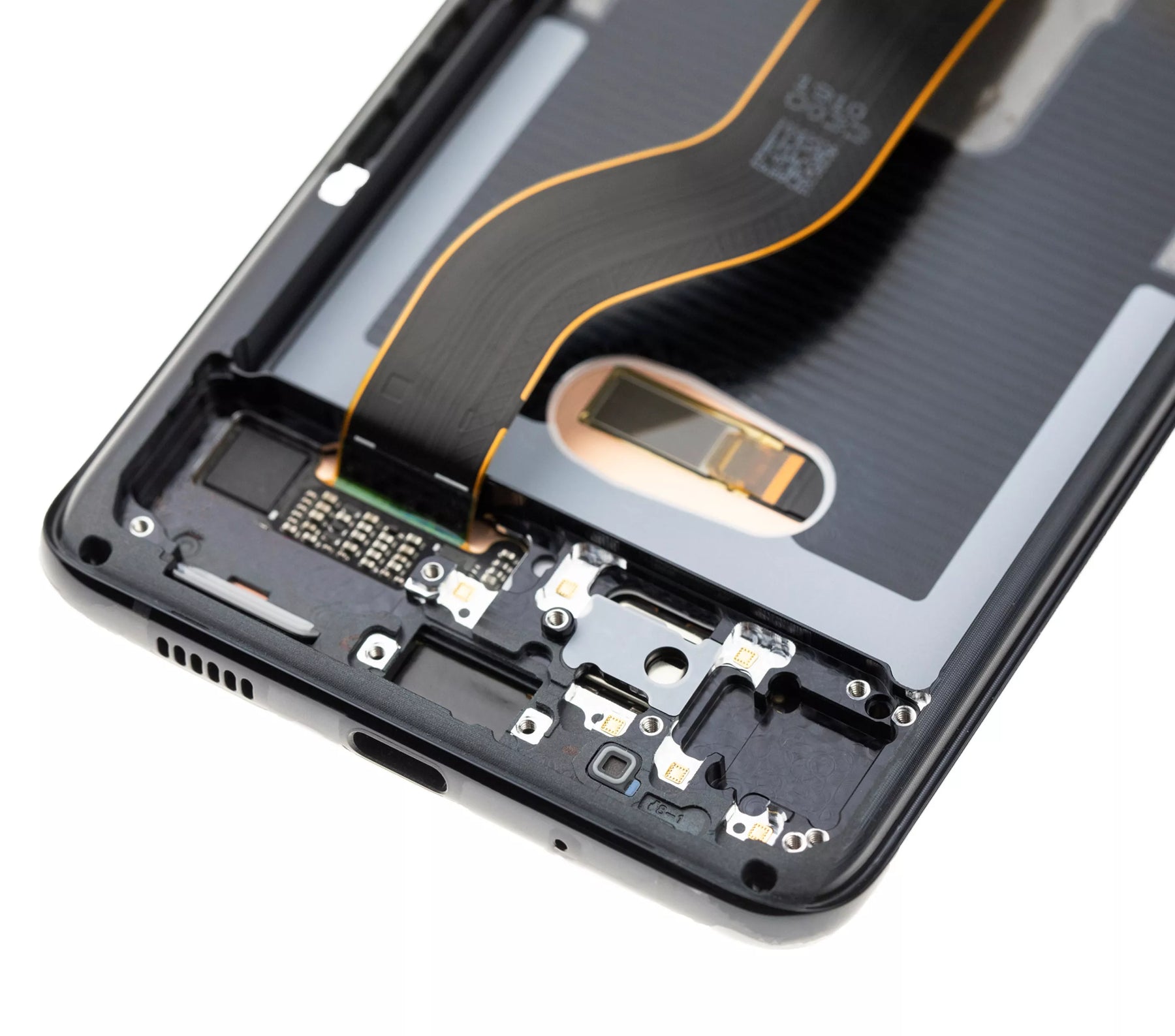 OLED Assembly With Frame Compatible For Samsung Galaxy S20 Plus 5G Replacement (Service Pack) (Cosmic Black)