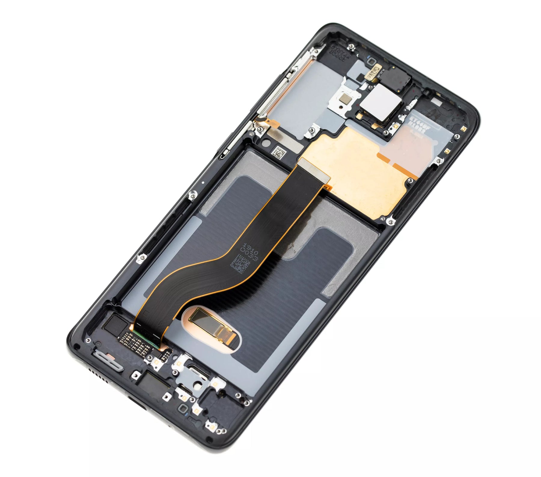 OLED Assembly With Frame Compatible For Samsung Galaxy S20 Plus 5G Replacement (Service Pack) (Cosmic Black)