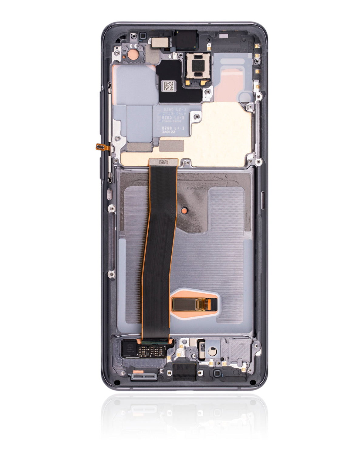 Replacement OLED Assembly With Frame Compatible For Samsung Galaxy S20 Ultra 5G (Service Pack) (Cosmic Gray)