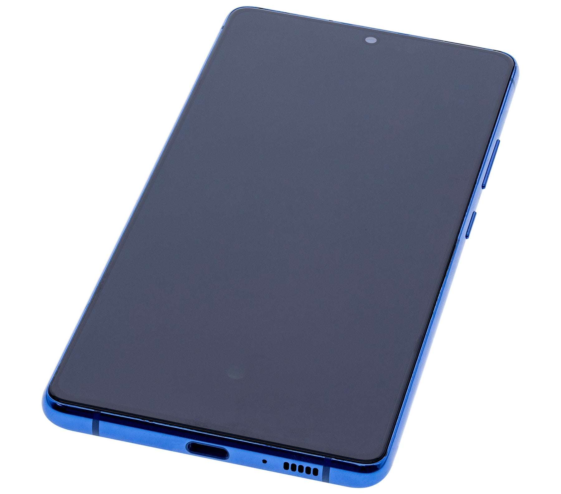 OLED Assembly With Frame Compatible For Samsung Galaxy S10 Lite Replacement (Service Pack) (Prism Blue)