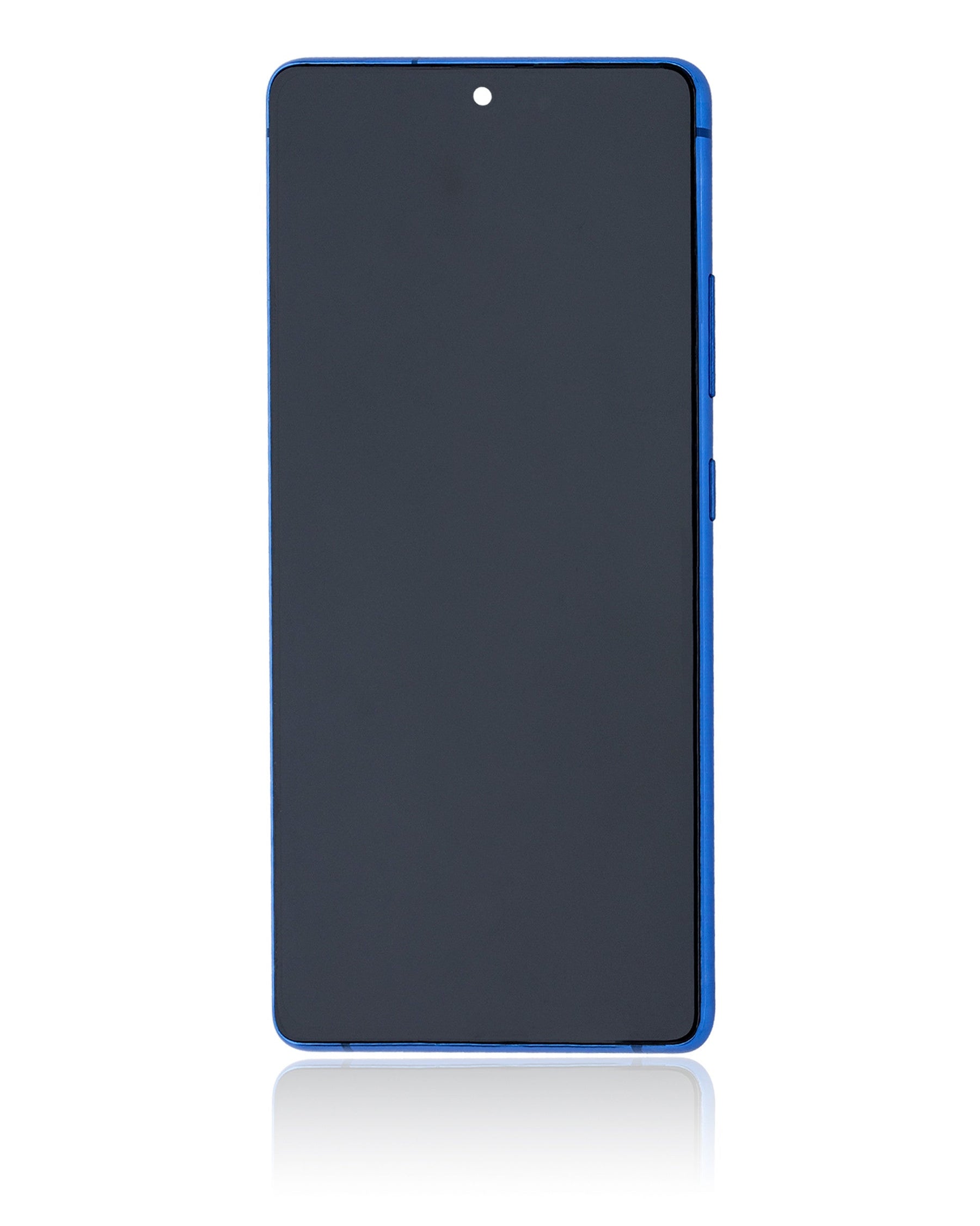OLED Assembly With Frame Compatible For Samsung Galaxy S10 Lite Replacement (Service Pack) (Prism Blue)
