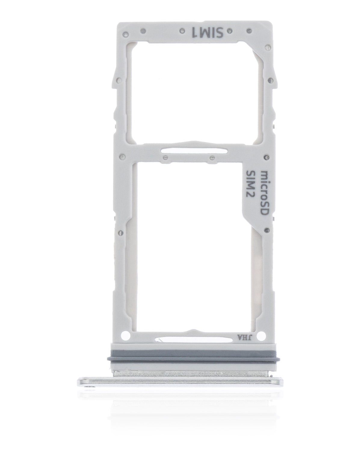 Dual Sim Card Tray Compatible For Samsung Galaxy S10 Lite Replacement by Macfactory.Store(Prism White)