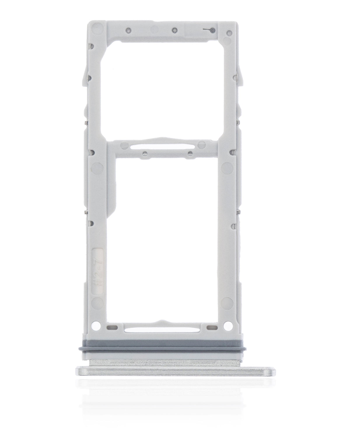 Dual Sim Card Tray Compatible For Samsung Galaxy S10 Lite Replacement by Macfactory.Store(Prism White)