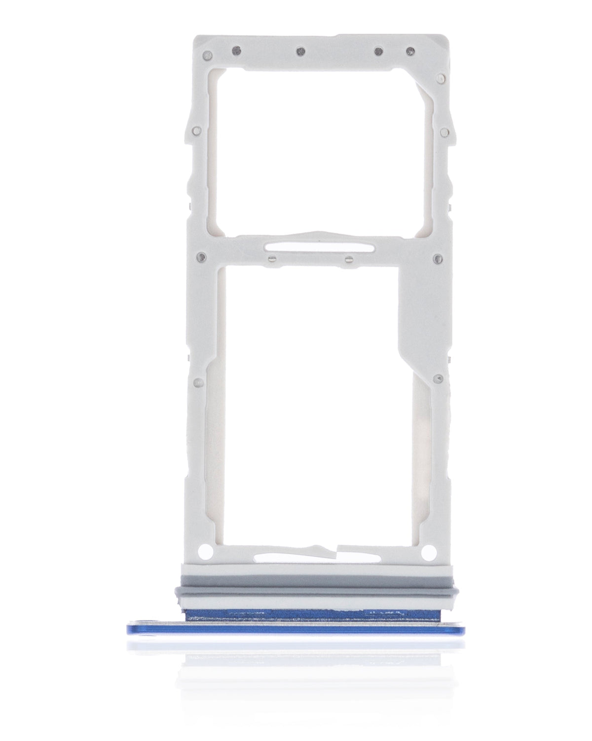 Dual Sim Card Tray Compatible For Samsung Galaxy S10 Lite Replacement (Prism Blue)