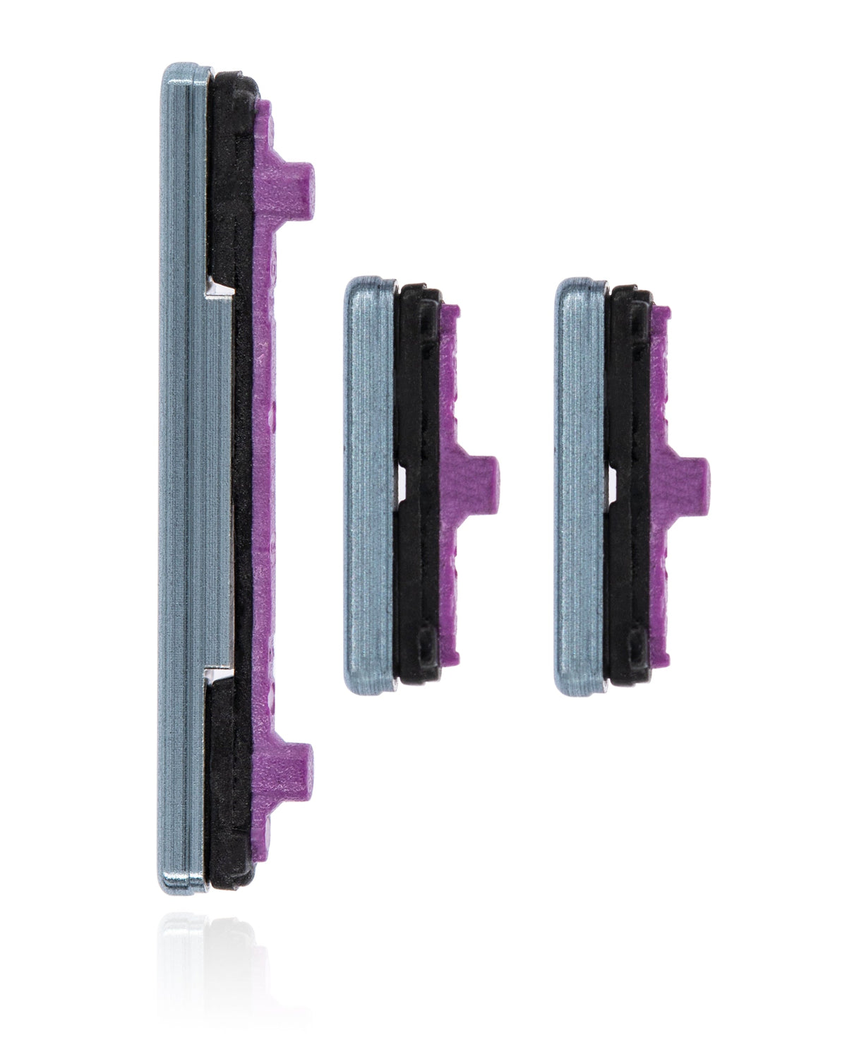 Hard Buttons (Power / Volume / Bixby) Compatible For Samsung Galaxy S10 Lite Replacement (Prism Blue)