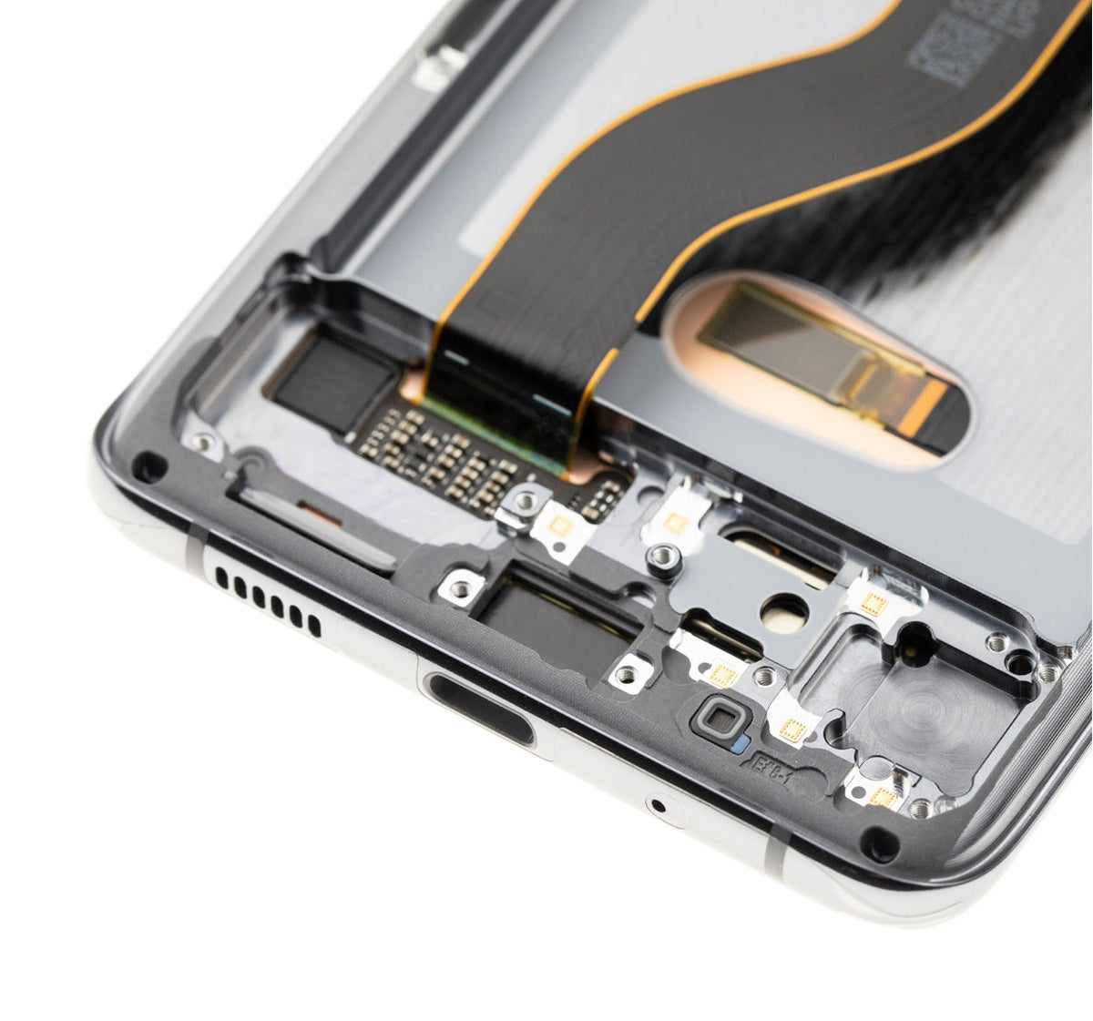 OLED Assembly With Frame Compatible For Samsung Galaxy S20 Plus 5G Replacement  (Refurbished) (Cosmic Gray)