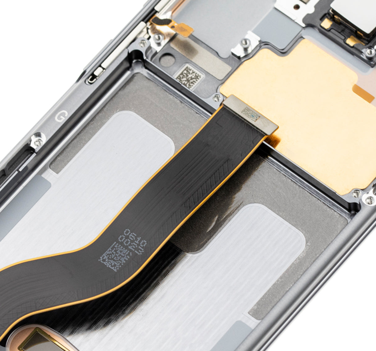 OLED Assembly With Frame Compatible For Samsung Galaxy S20 Plus 5G Replacement (Refurbished) (Cosmic Gray)