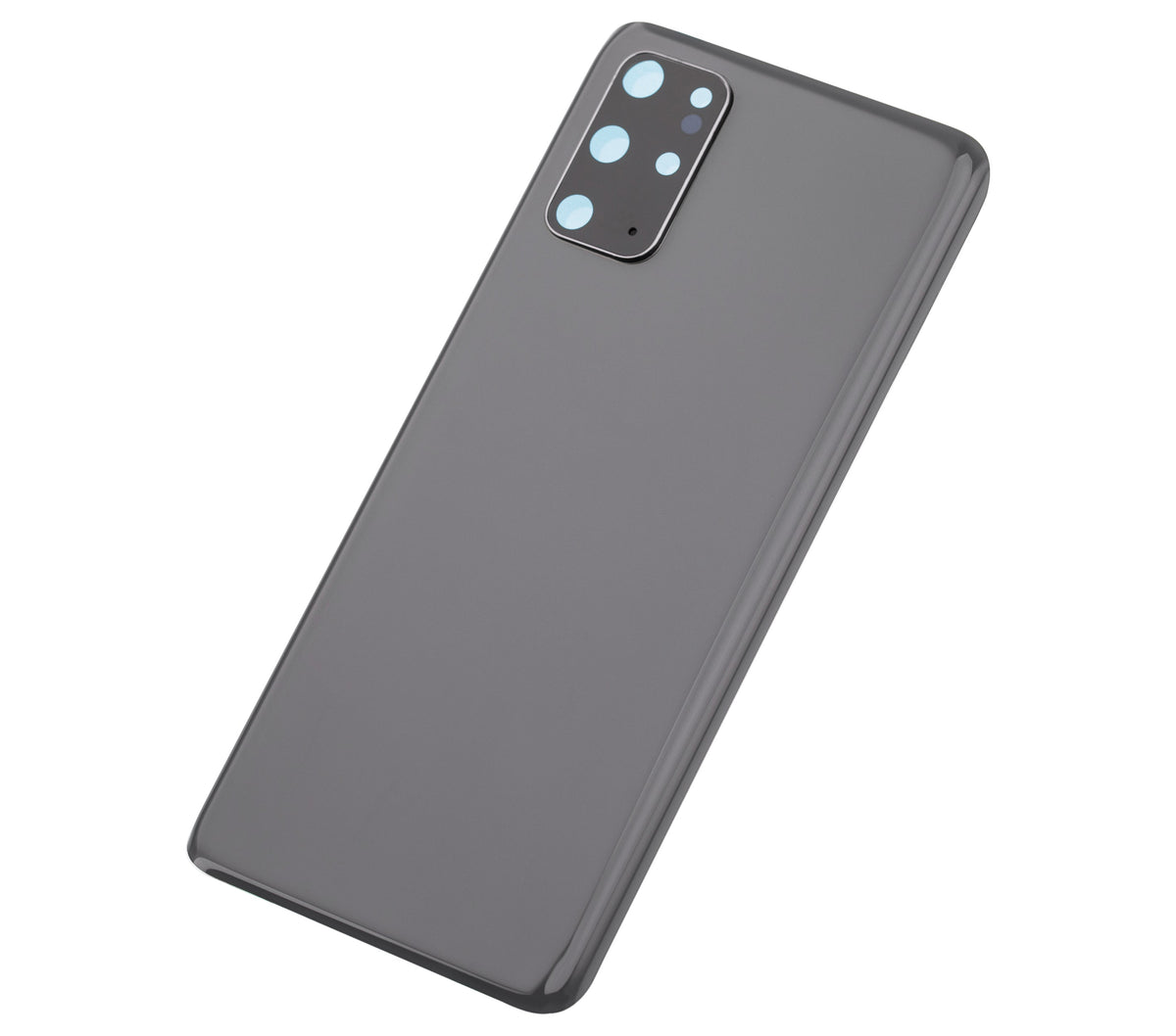 Replacement Back Cover Glass With Camera Lens Compatible For Samsung Galaxy S20 Plus (No Logo) (Vemake) (Cosmic Gray)