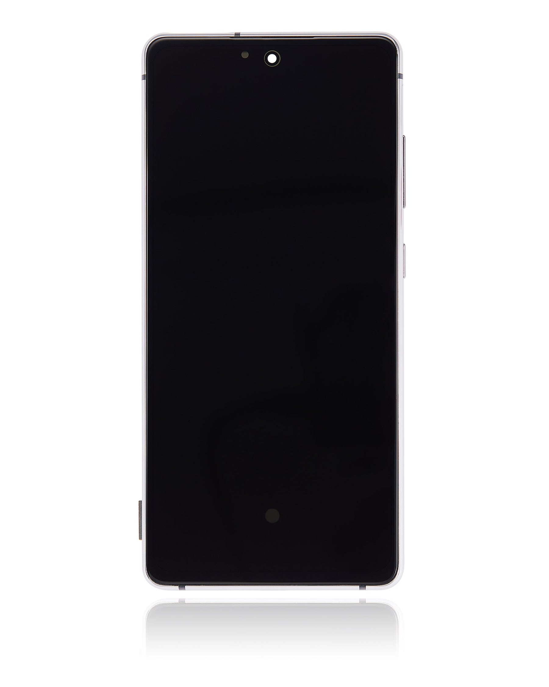 OLED Assembly With Frame Compatible For Samsung Galaxy S20 FE 4G / 5G Replacement (Vemake) (Cloud White)