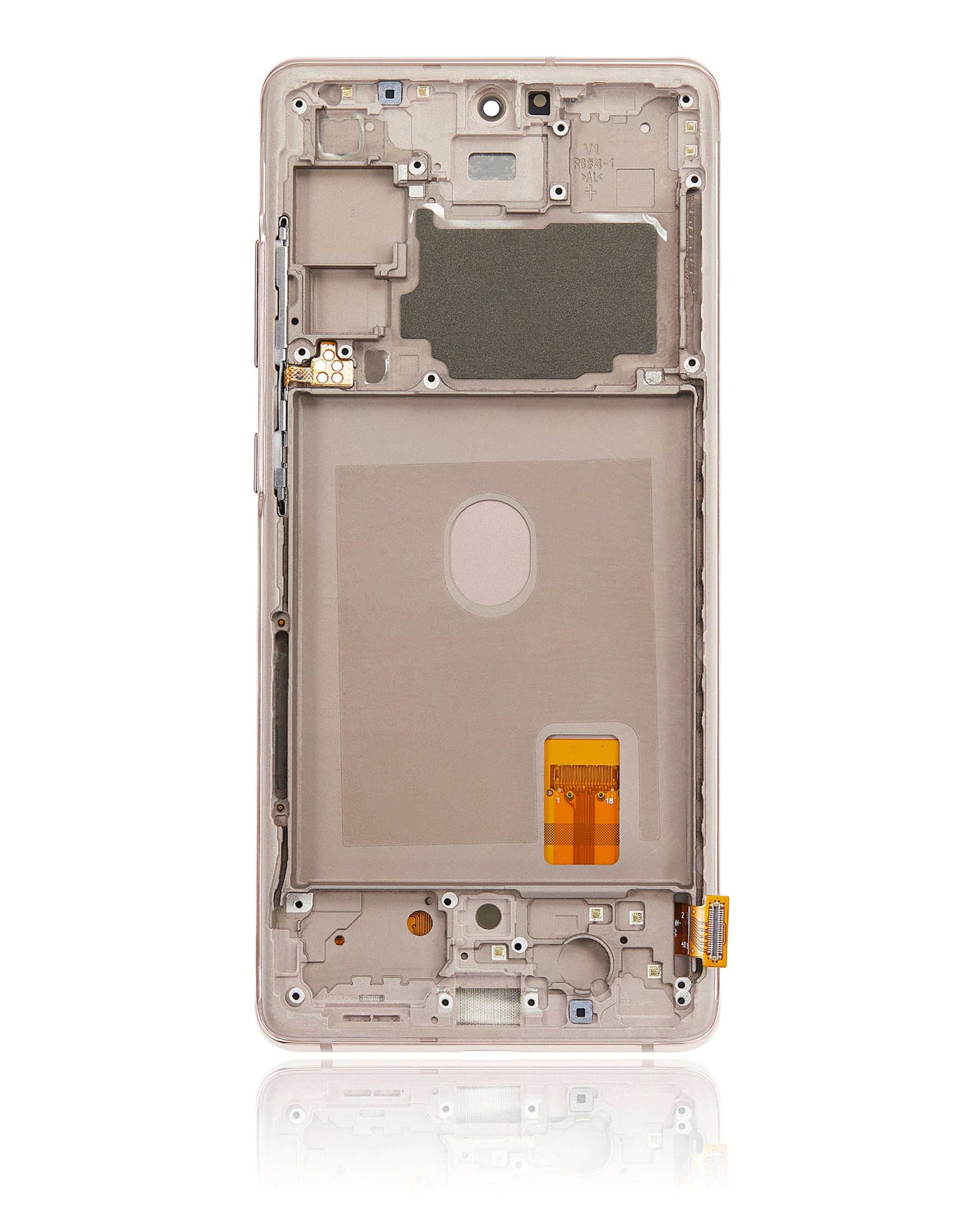 OLED Assembly With Frame Compatible For Samsung Galaxy S20 FE 4G / 5G Replacement (Vemake) (Cloud Orange)