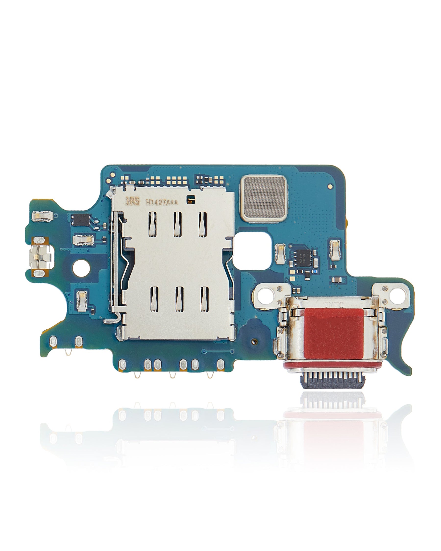 Charging Port Board With Sim Card Reader Compatible For Samsung Galaxy S22 5G Replacement (S901B) (International Version)