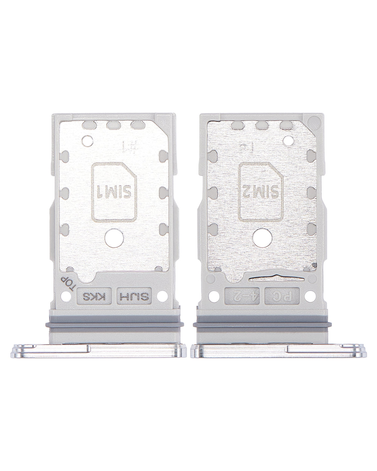 Replacement Dual Sim Card Tray Compatible For Samsung Galaxy S22 Ultra (White)