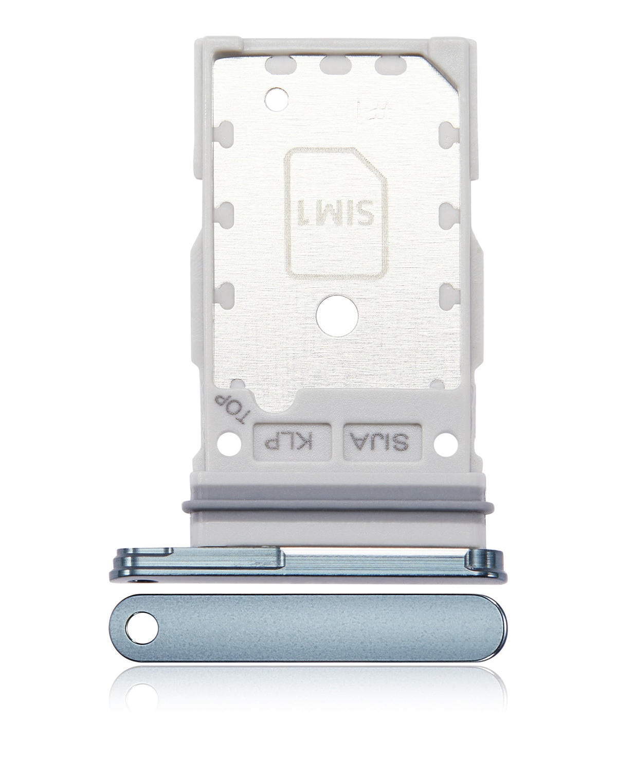 Dual Sim Card Tray Replacement Compatible For Samsung Galaxy S22 / S22 Plus (Green)