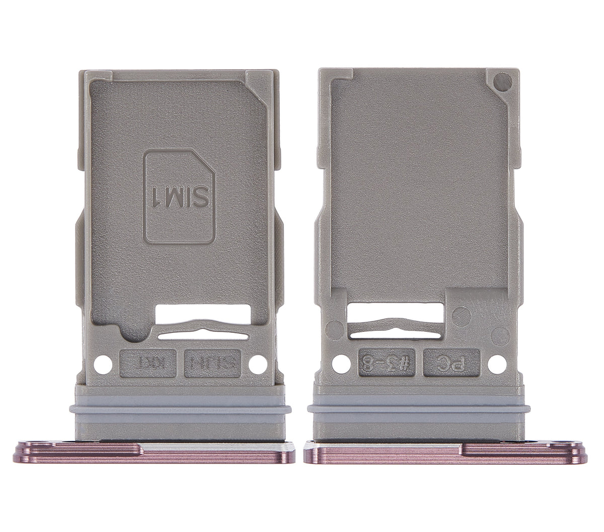 Single Sim Card Tray Compatible For Samsung Galaxy S22 Ultra 5G Replacement(Burgundy)