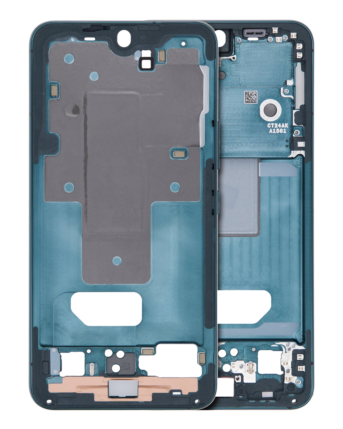 Mid-Frame Housing Compatible For Samsung Galaxy S22 5G Replacement by Macfactory.Store (US & International Version) (Green)