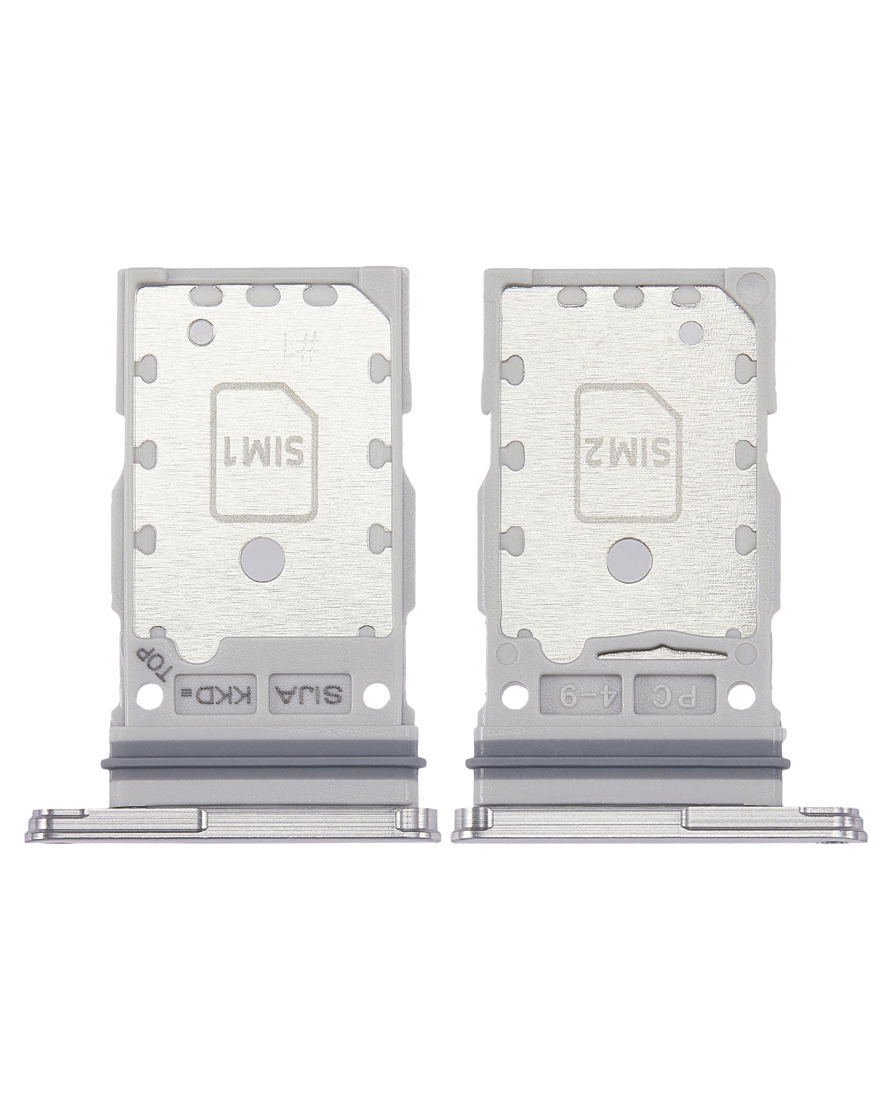 Dual Sim Card Tray Replacement Compatible For Samsung Galaxy S22 / S22 Plus (White)
