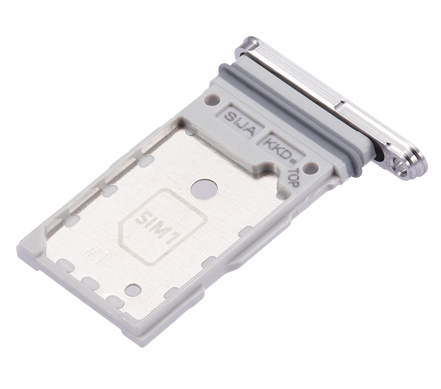 Dual Sim Card Tray Replacement Compatible For Samsung Galaxy S22 / S22 Plus (White)