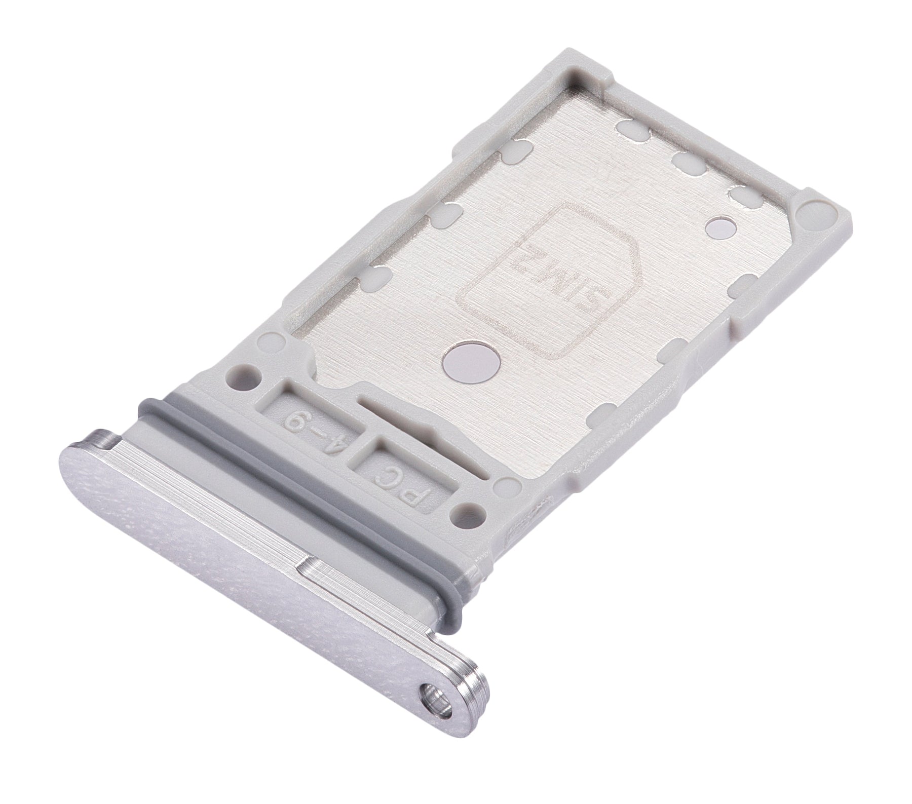 Dual Sim Card Tray Replacement Compatible For Samsung Galaxy S22 / S22 Plus (White)