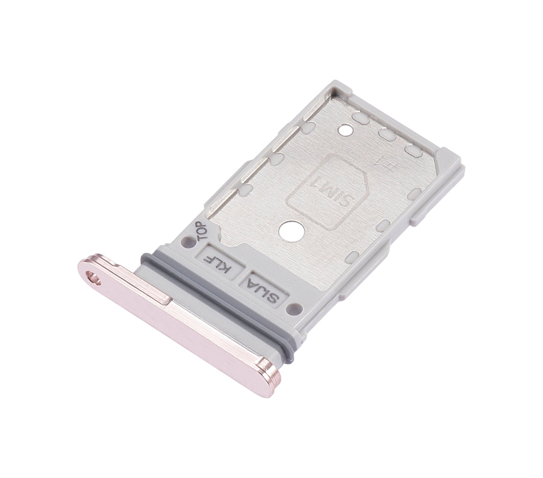 Dual Sim Card Tray Compatible For Samsung Galaxy S22 / S22 Plus (Pink Gold) Replacement by MacFactory.Store