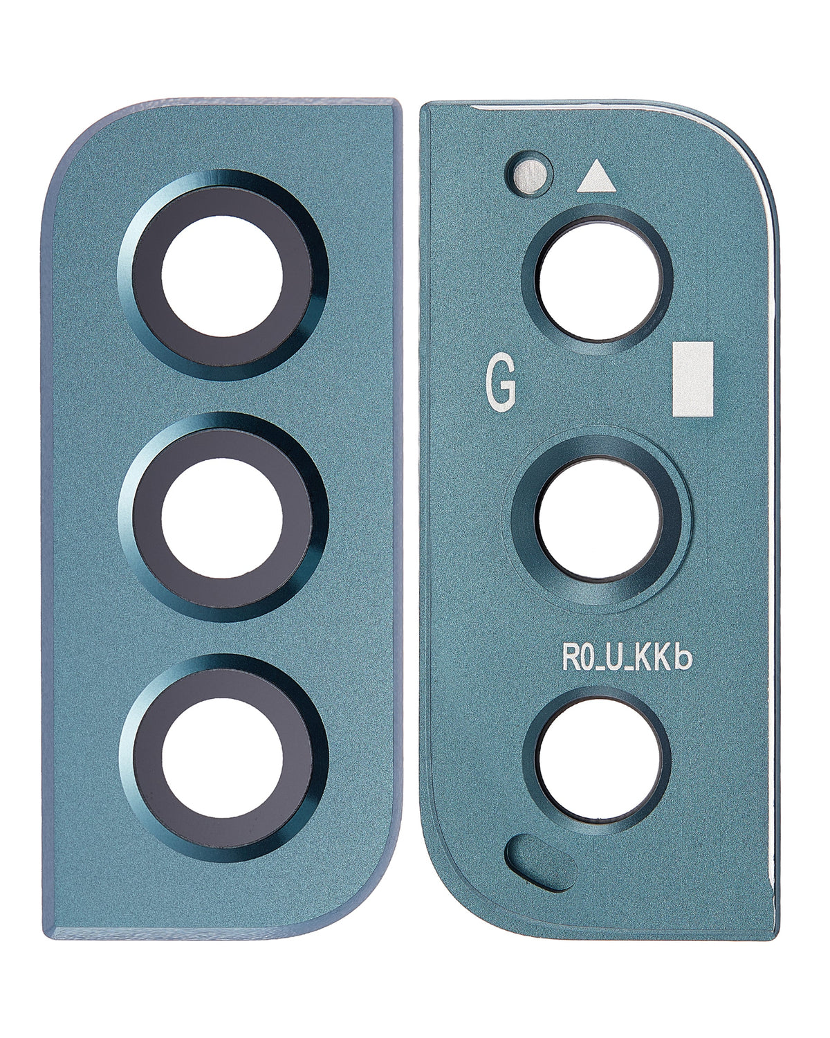 Back Camera Lens With Bezel Ring Compatible For Samsung Galaxy S22 / S22 Plus Replacement (Green)