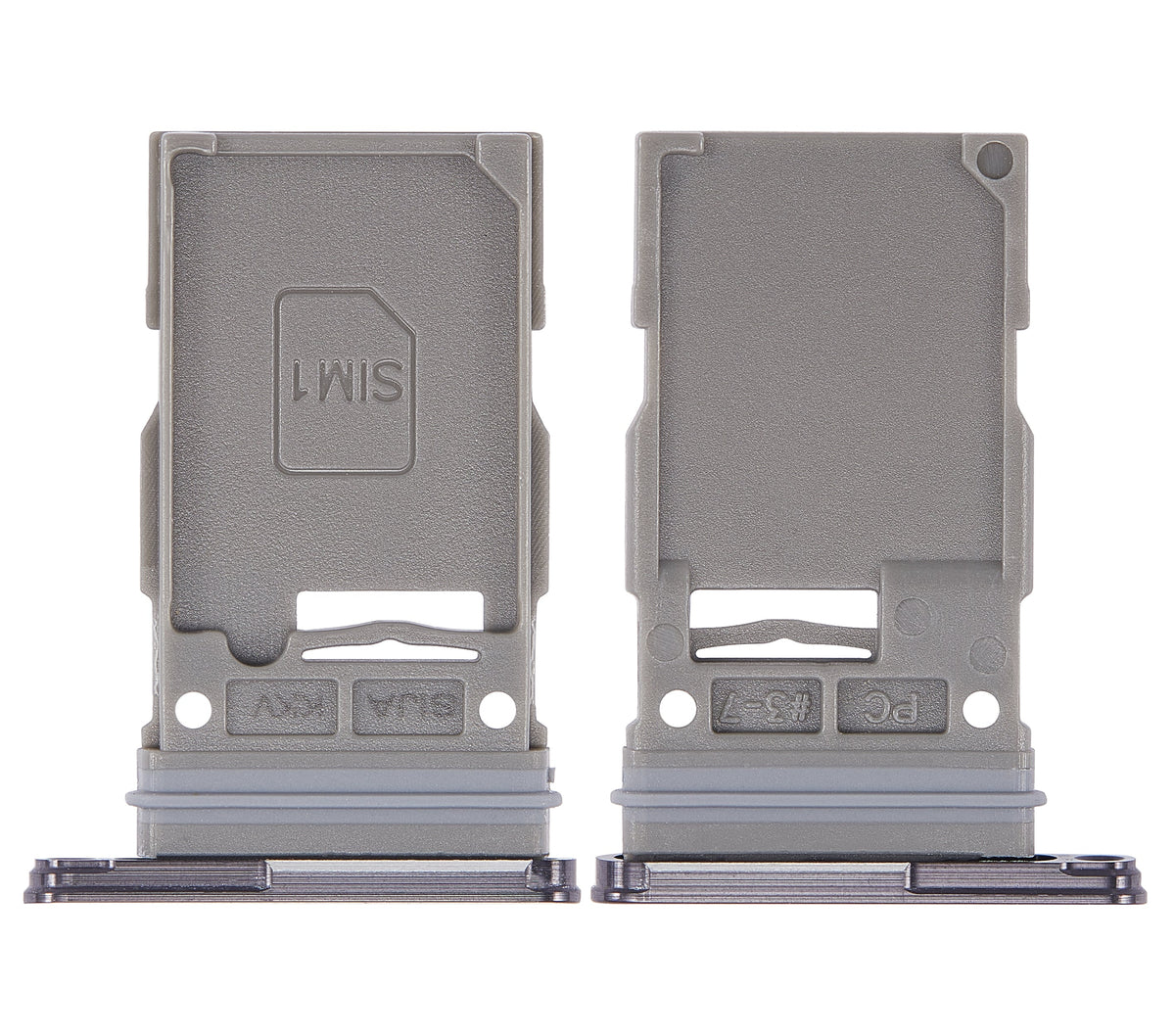 Single Sim Card Tray Compatible For Samsung Galaxy S22 5G / S22 Plus 5G (Phantom Black)