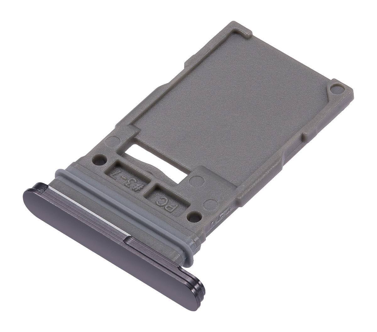 Single Sim Card Tray Compatible For Samsung Galaxy S22 5G / S22 Plus 5G (Phantom Black)