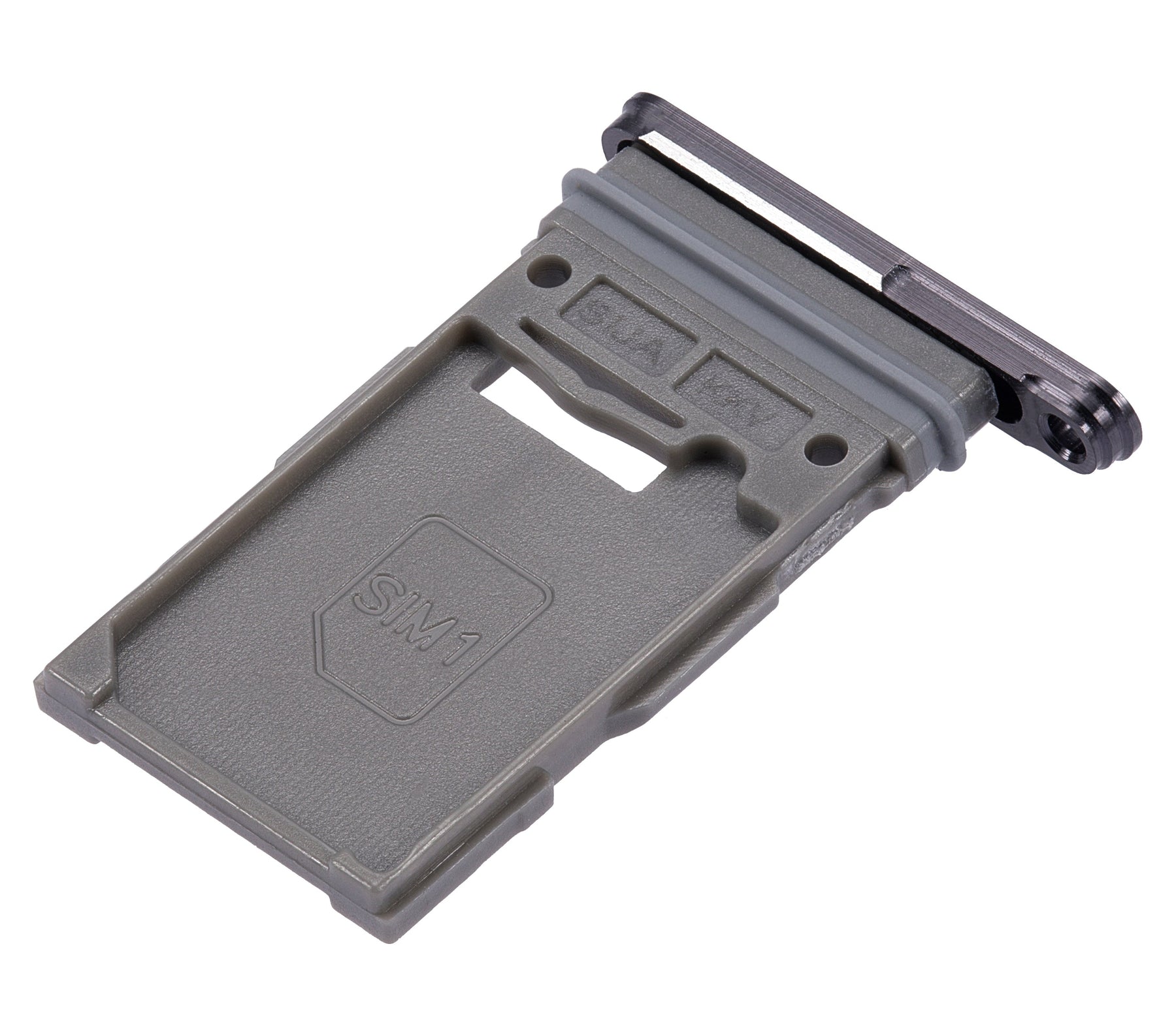 Replacement Single Sim Card Tray Compatible For Samsung Galaxy S22 5G / S22 Plus 5G (Phantom Black)